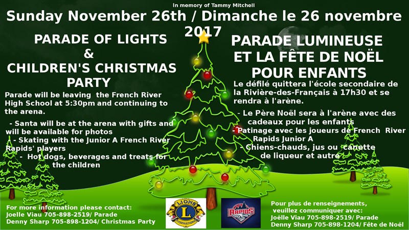 French River Parade of Lights (Noëlville Christmas Parade)
